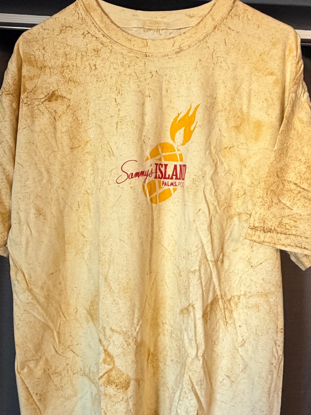 Sammy Hagar - Sammys Island Cabana Boy Yellow Graphic Short Sleeve Tee